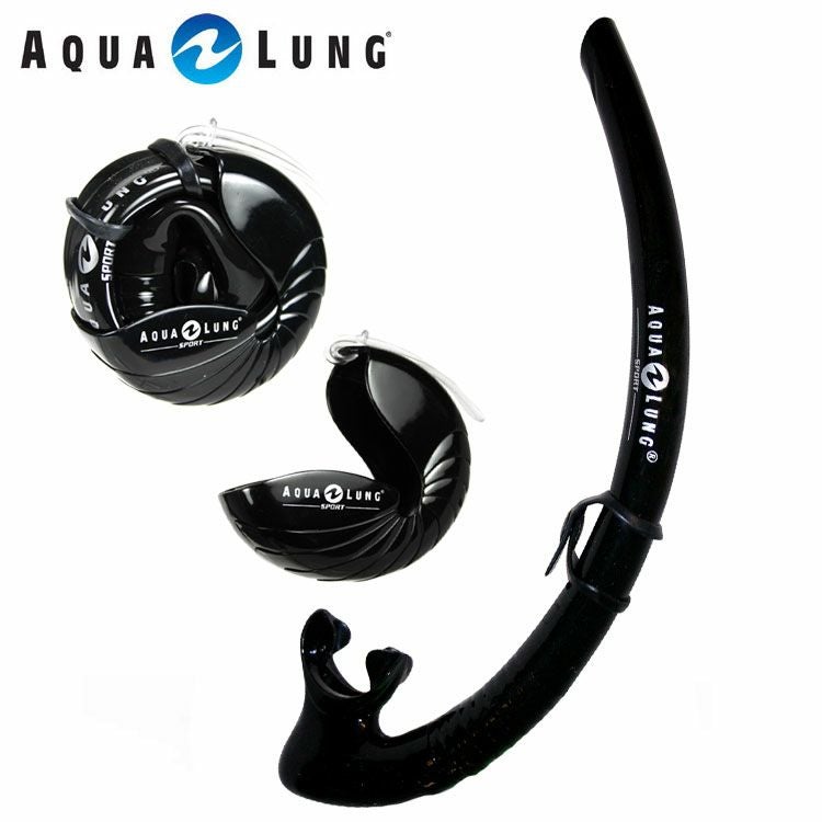 丸めて小さく収納ダイビング用スノーケル AQUALUNG/アクアラング