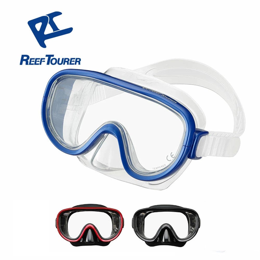 10歳～大人用スノーケリング用マスク REEF TOURER/リーフツアラー