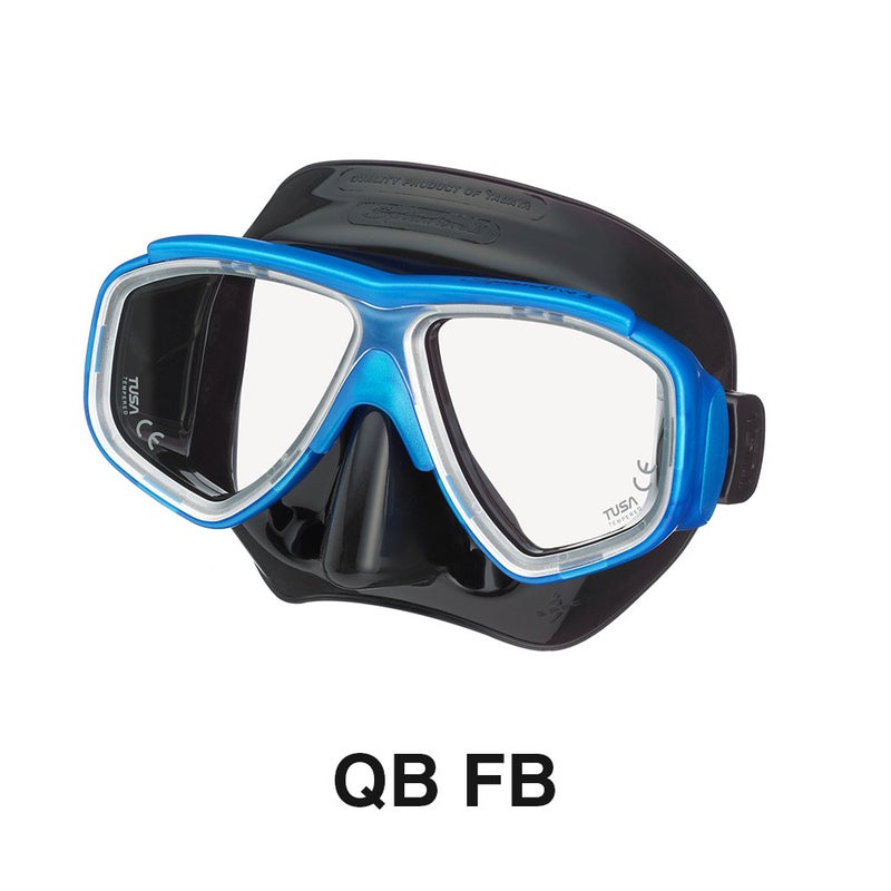ダイビングマスクTUSA/ツサM7500/M7500QBスプレンダイブIIマスク軽器材水中メガネ二眼タイプ