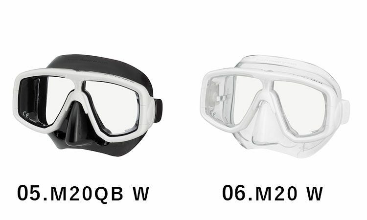 ダイビングマスクTUSA/ツサM20/M20QBプラチナマスク軽器材水中メガネ二眼タイプ