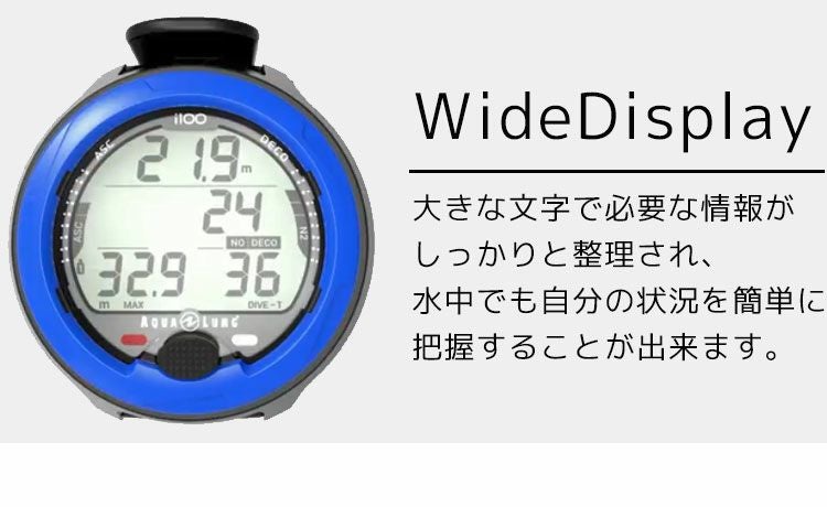 シンプルでリーズナブルAQUALUNG/アクアラング i100 ダイブ