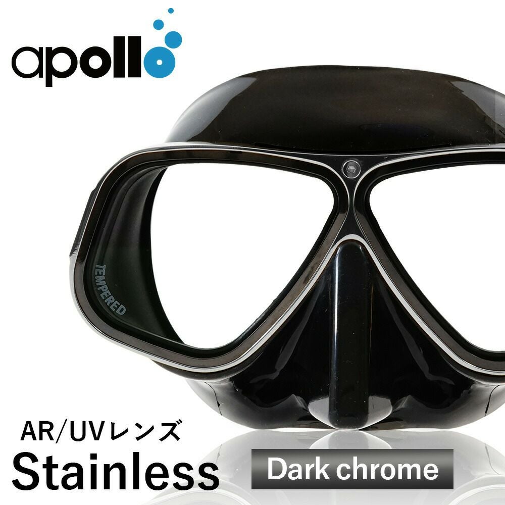 アポロ　バイオメタルマスク　bio-l ダイビング用 ダイビング マスク アポロ apollo バイオメタルマスク pro ゴールド