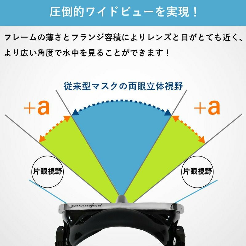 ダイビング マスク アポロ apollo バイオメタルマスク pro ダーク