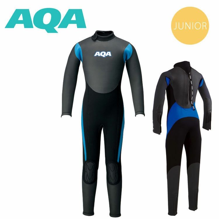 AQA キッズウェットスーツ 150CM 黒/青 楽天市場】aqa キッズ ウェットスーツの通販