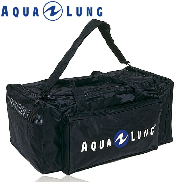 2カ所の大型サイドポケット98L メッシュバッグ AQUALUNG/アクアラング