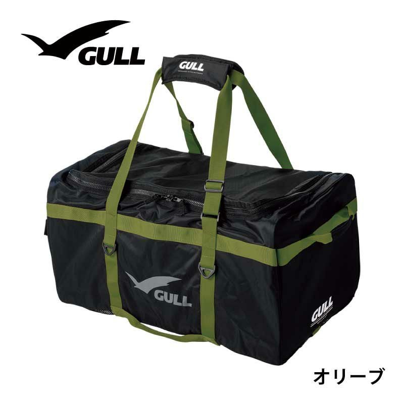 運搬に便利なグリップ付き85L メッシュバッグ GULL/ガル スクエア