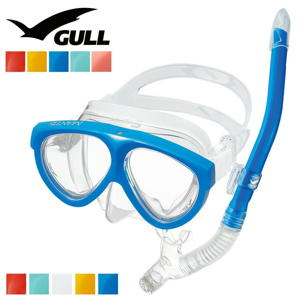 極美品　GULL　MANTIS5　ダイビング用マスクとシュノーケル 楽天市場】□度付きセット ダイビング 度付マスク GULL（ガル）MANTIS5
