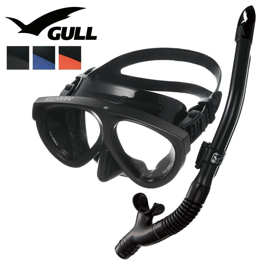 ダイビング マスク シュノーケル セット 軽器材 2点セット GULL