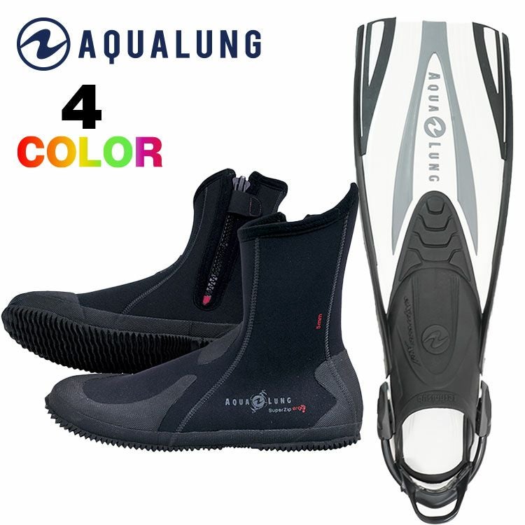 ⭐️AQUA LUNG フィン　2 セット　黒/赤 サイズⅯとS⭐️ AQUALUNG アクアラング Aフィン