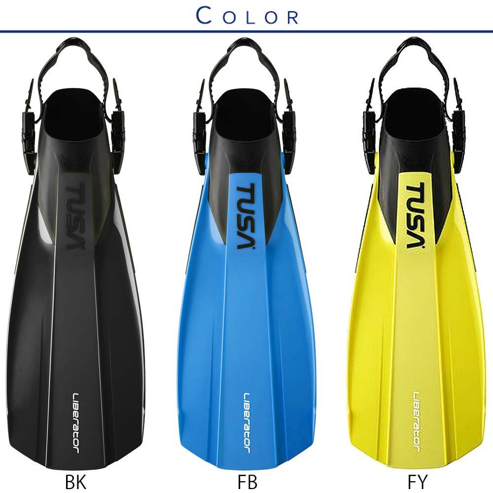 TUSA ツサ ダイビング マスク シュノーケル フィン セット 軽器材 3点