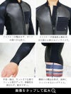 ウェットスーツメンズ1.5mmジャケットタッパセパレートHeleiWahoヘレイワホPopLifeおしゃれサーフィンダイビングスキンダイビングSUPシュノーケリングetc