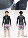 ウェットスーツメンズ1.5mmジャケットタッパセパレートHeleiWahoヘレイワホPopLifeおしゃれサーフィンダイビングスキンダイビングSUPシュノーケリングetc