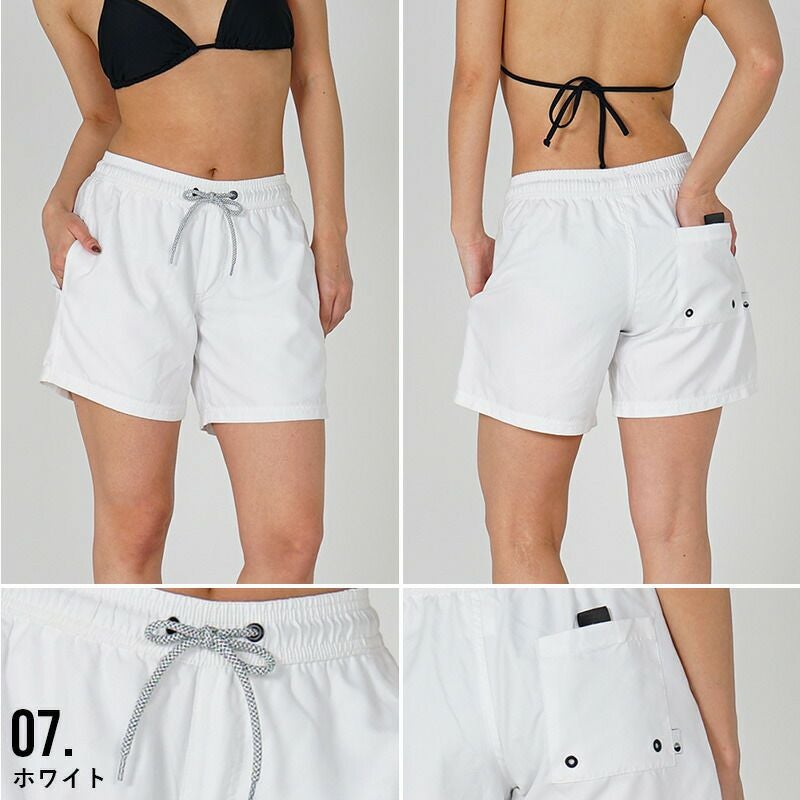 9色から選べるミドル丈 レディース サーフパンツ 水着 HeleiWaho