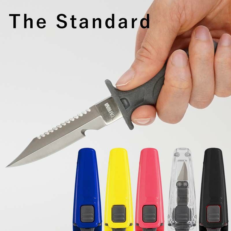刃渡り8cmの小型ナイフダイバー ナイフ 304ステンレス製 The Standard