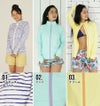 【大感謝プライス!当店オススメカラー厳選】ラッシュガードレディースHeleiWahoヘレイワホ長袖ジップアップフードなしUPF50+でUVカット大きいサイズで体型カバー