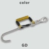 リーフフックカレントフックワイヤーコイル1.3mダイビングアクセサリーパーツ