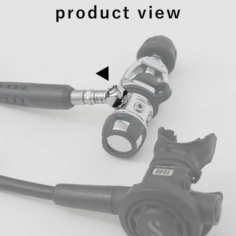 ファーストステージ用中圧スイベルアダプター360°回転ダイビングアクセサリーパーツレギュレーター重器材