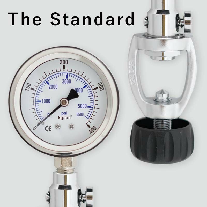 タンク圧のチェック検圧計 タンクゲージ 残圧計 The Standard ザ