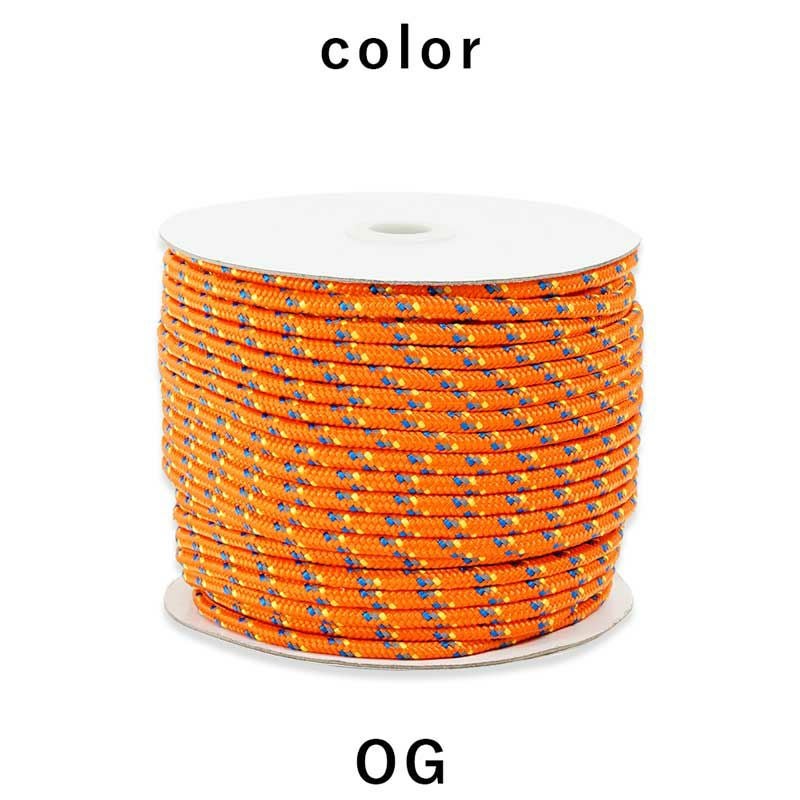 アウトドアロープ50mリーフフックフロートダイビングアクセサリーパーツナイロン反射板ダイビングロープ