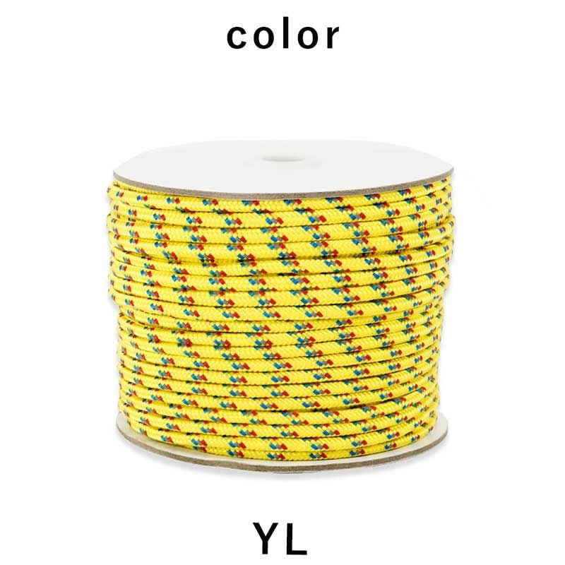 アウトドアロープ50mリーフフックフロートダイビングアクセサリーパーツナイロン反射板ダイビングロープ