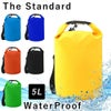 防水バッグドライバッグ5LTheStandardザ・スタンダードプールバッグ海海水浴アウトドアショルダー肩掛けスイミング雨防水2way防水ポーチキャンプダイビングマリンスポーツシュノーケルスノーケル
