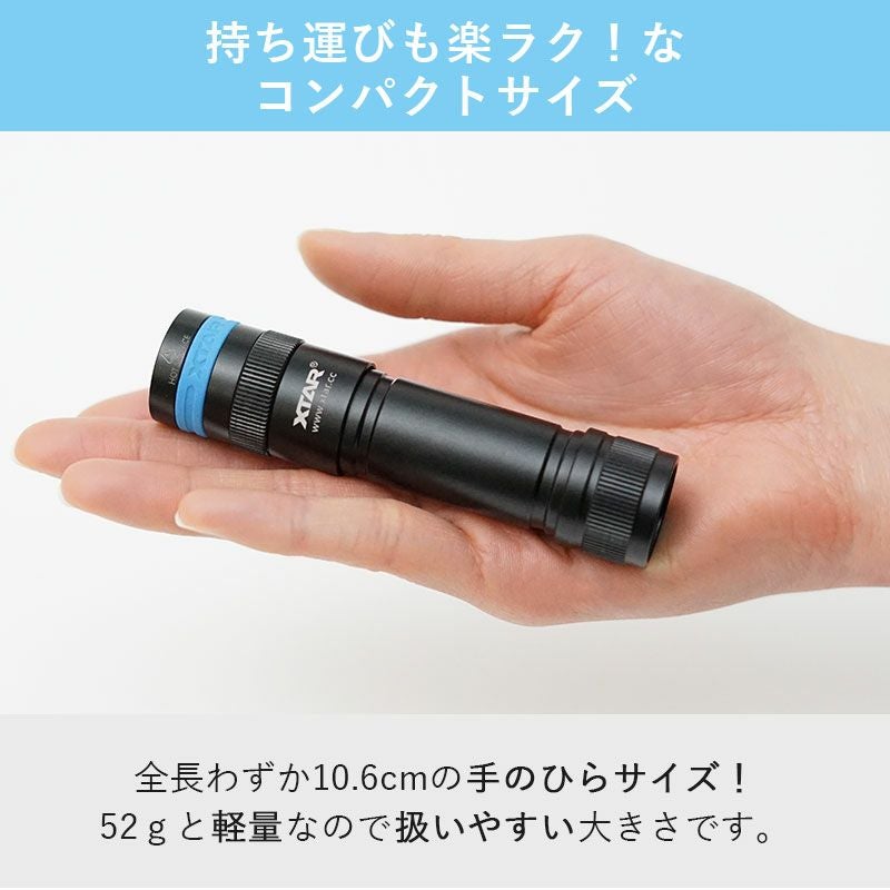 1000ルーメン スポットタイプ水中ライト LED ダイビングライト 充電式