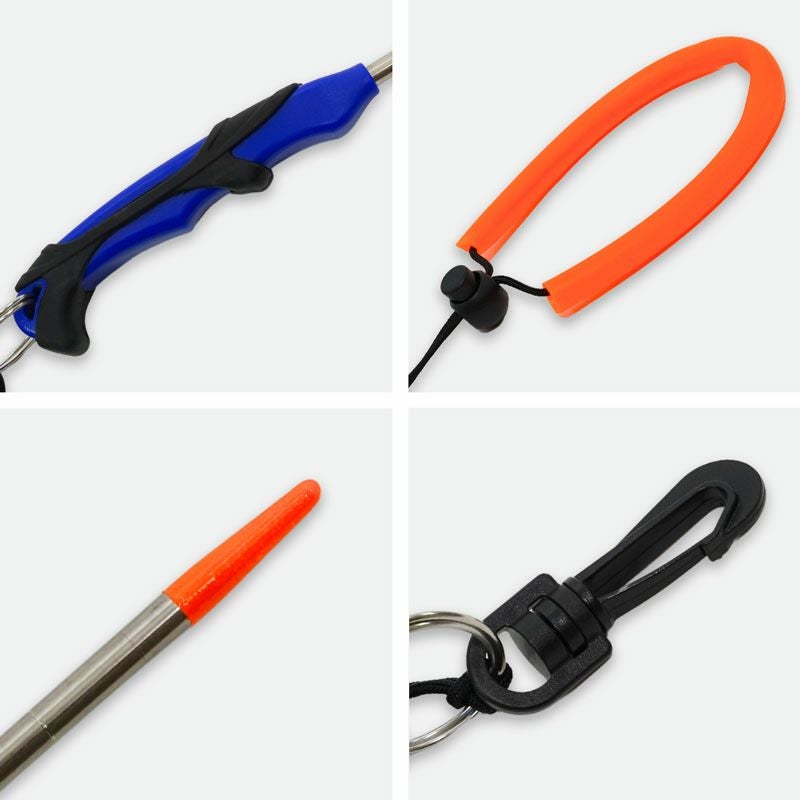 指示棒ポインターグリップリストランヤード付TheStandardザ・スタンダードダイビングアクセサリーパーツ小物スキューバダイビングマリンスポーツスイベルクリップスイベルクリップ