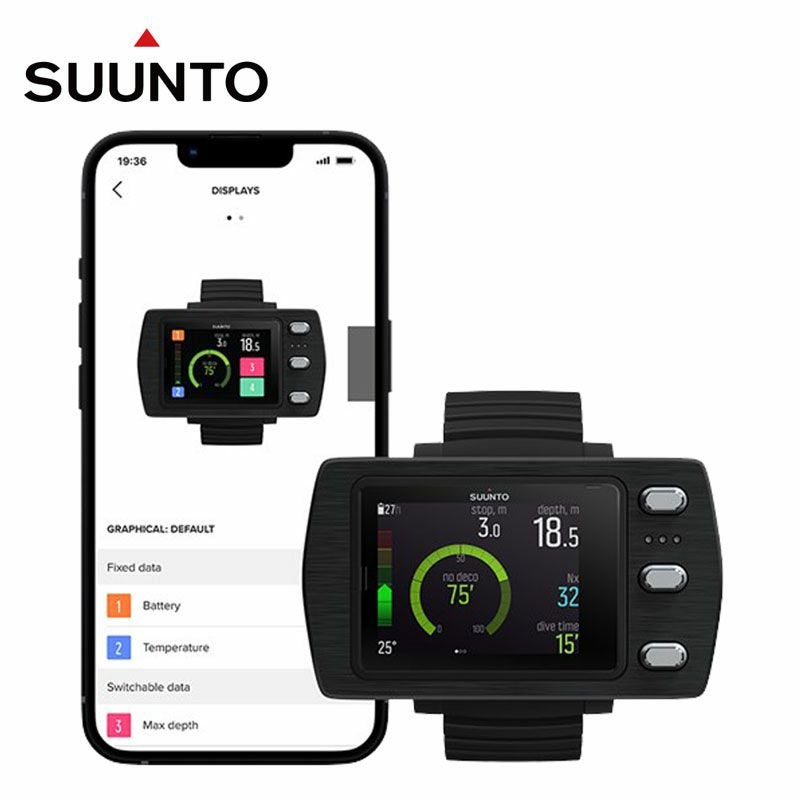 ダイビングコンピュータ スント SUUNTO EON STEEL BLACK イオン