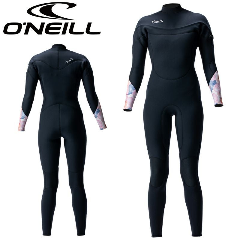 O'NEILL フルスーツ ブラック 3mm o'neill オニール ウェットスーツ レディース 3mm × 2mm スーパー