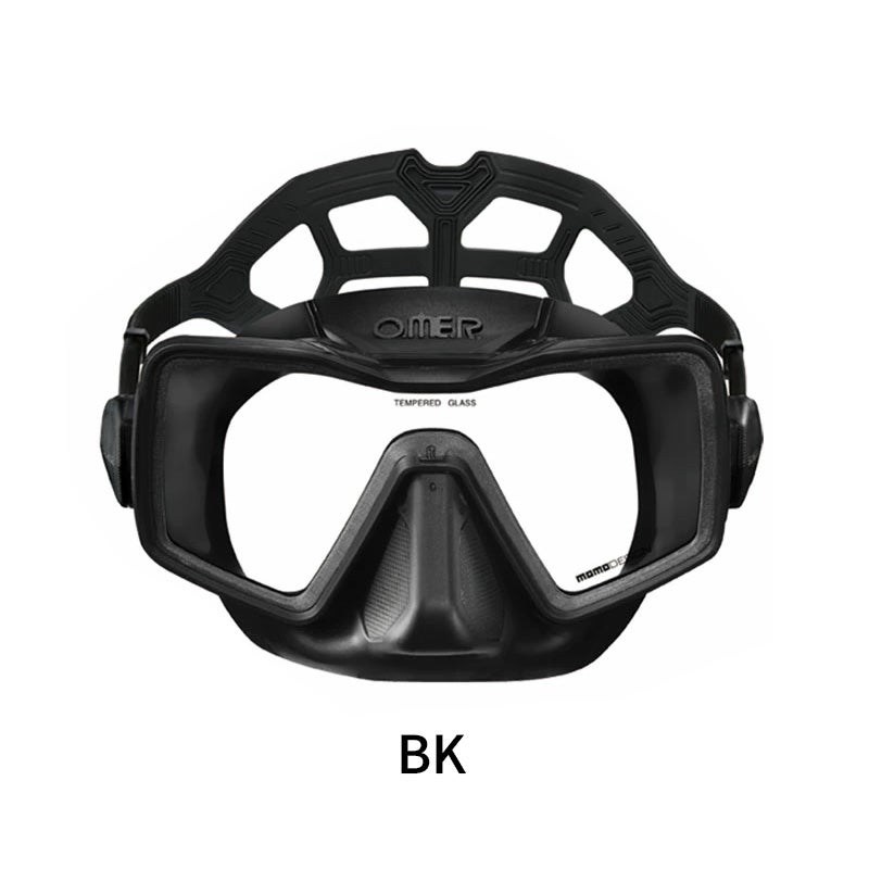 マスクオマーOMERアプネアスキンダイビングスノーケリングシュノーケリングマスク海遊び海水浴