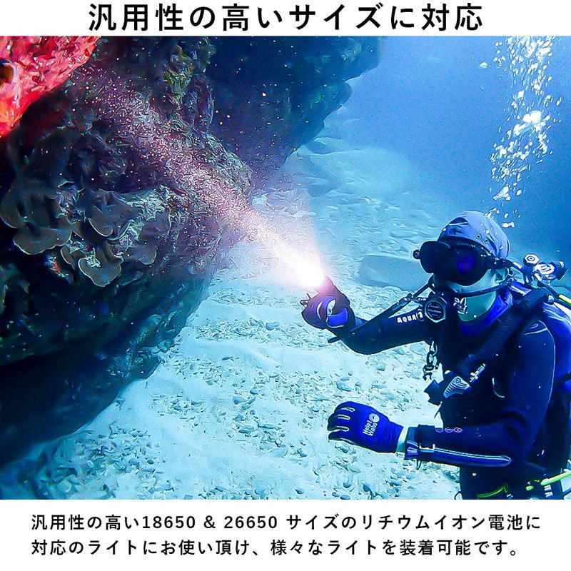UW ハンドライトホルダー The Standard ザ・スタンダード 水中ライト