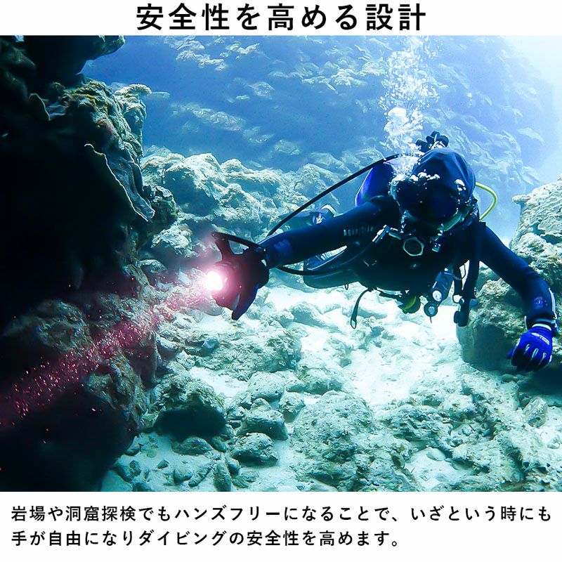 ダイビング　ライト2つ　ライト固定ホルダー mic21ダイビングショップ[ フィッシュアイ ] Fisheye FIX マルチライト
