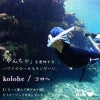 スノーケルシュノーケルフリーダイビング専用ケース付きスキンダイビングHeleiWahoヘレイワホkoloheコロヘ