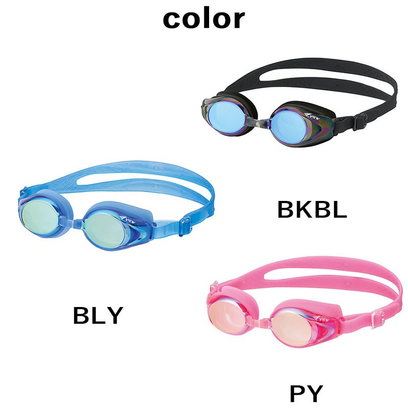 スイミングゴーグルVIEW子ども用V710JMR水中メガネゴーグル水中眼鏡スイミングプール競泳水泳ジムフィットネススイムゴーグル