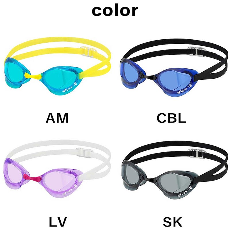 スイミングゴーグルVIEW大人用SWIPEくもり止めV122SA水中メガネゴーグル水中眼鏡スイミングプール競泳水泳ジムフィットネススイムゴーグル