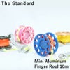 フィンガーリールリールダイブリールTheStandardシグナルフロート用ダイビングアルミパーツロープ10mダイビングリール