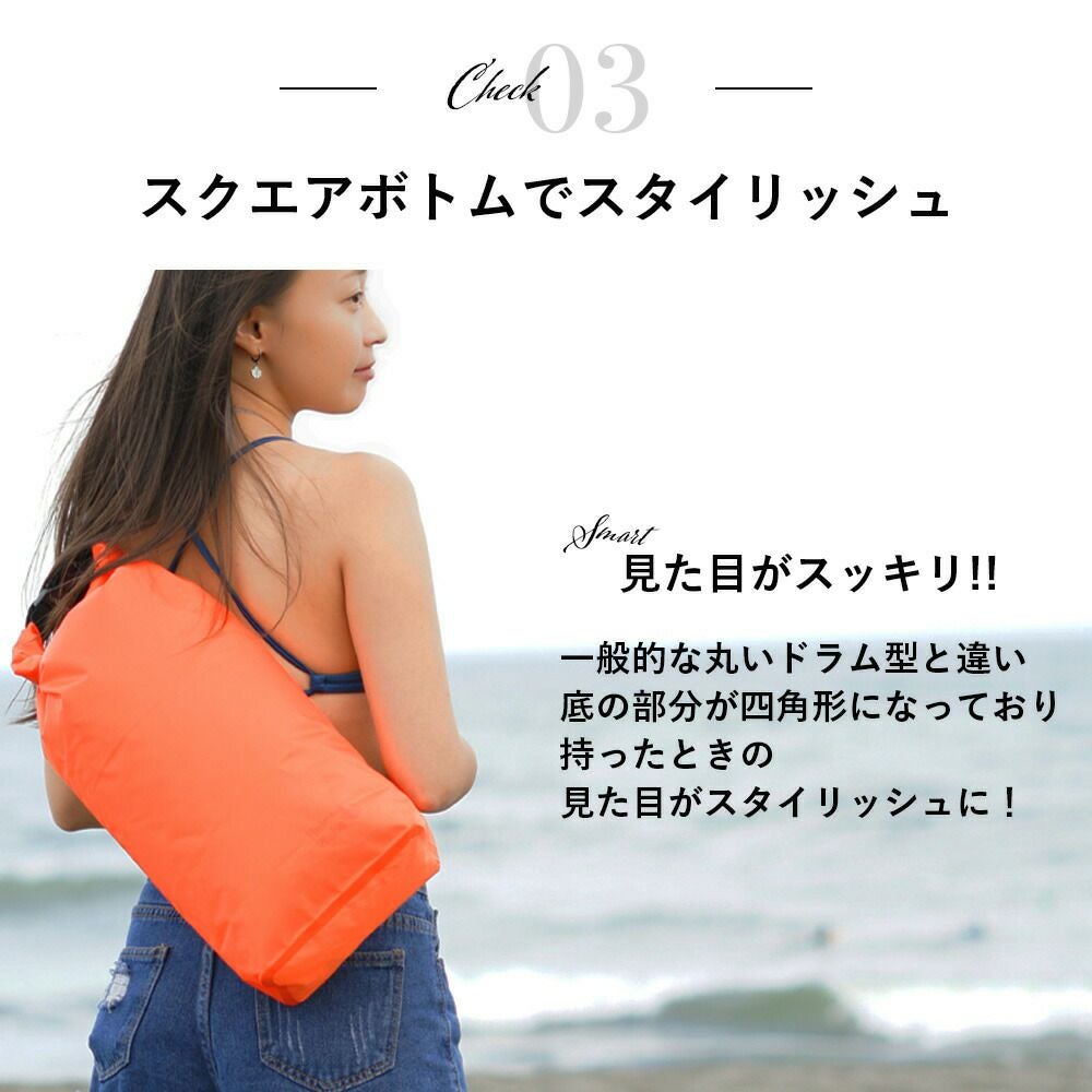 10L 軽量ドライバッグ防水バッグ ウォータープルーフバック プール