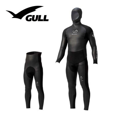 GULLSKIN/ガルスキン 3mm アプネアフードジャケット & ロングパンツ 