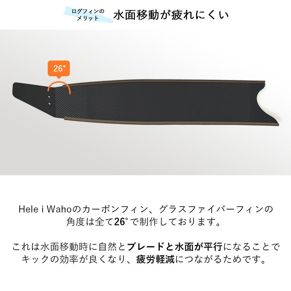 リーダーフィン　カーボンフィン　ロングフィン　leaderfin  ソフト ブレード単品】カーボン ロングフィン フリーダイビング フィン