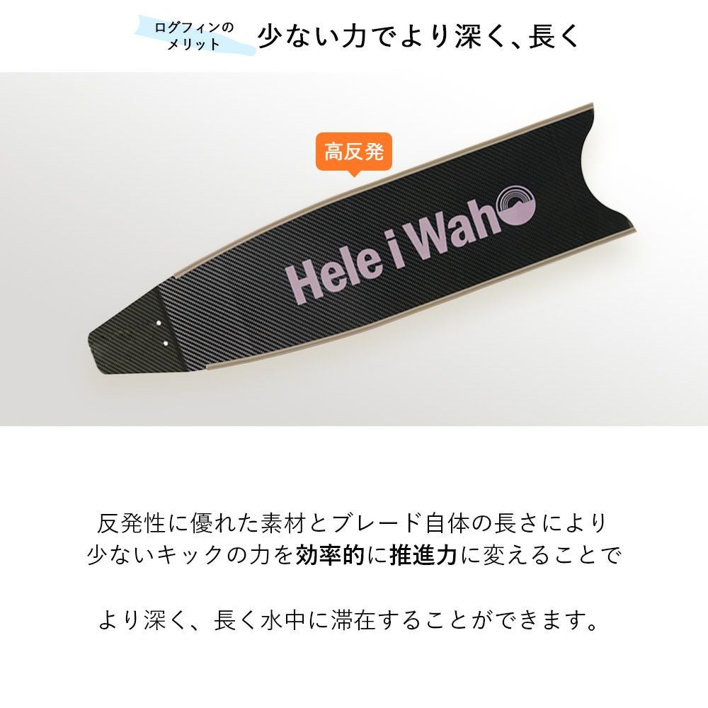 ブレード単品】カーボン×グラスファイバー ロングフィン フリー