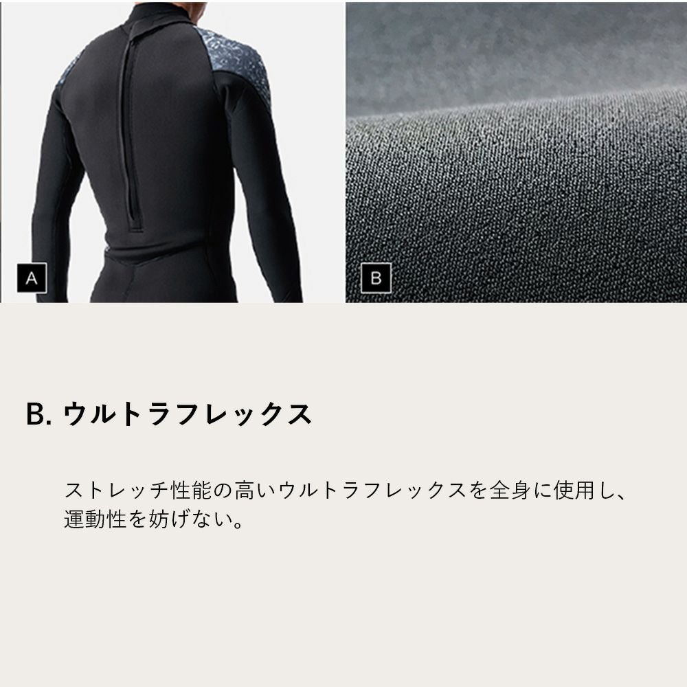 O'NEILL オニール ウェットスーツ スプリング バックジップ メンズ 2mm