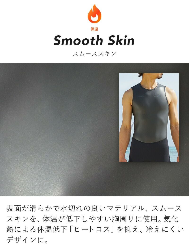 選べる4カラー2ピース ショートジョン タッパ ジャケット ウェット