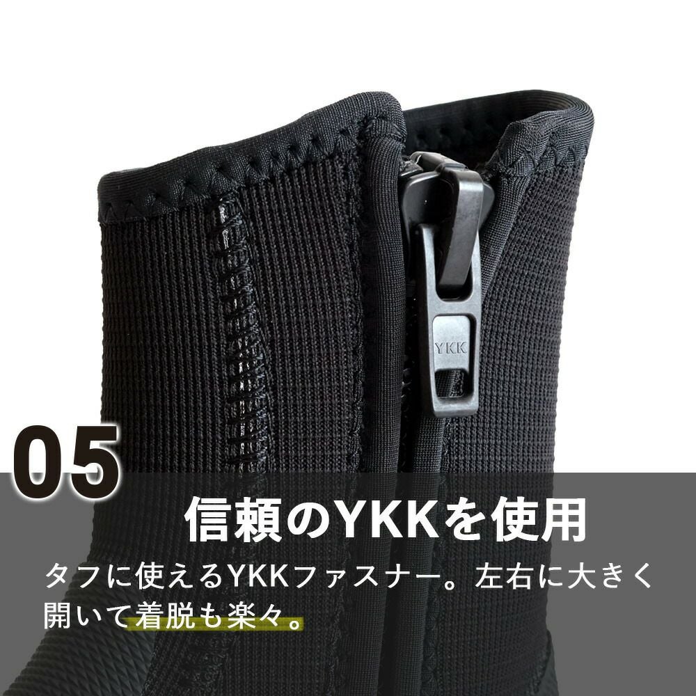 ダイビングブーツ フェルト ブーツ マリンシューズ ロング 厚底 10mm