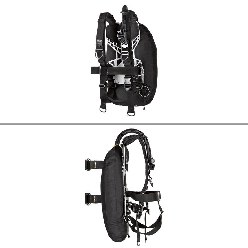 XDEEP/エックスディープNXZENデラックスハーネスアルミニウムBCDバックマウントバックフロートテックダイブダイビング重器材