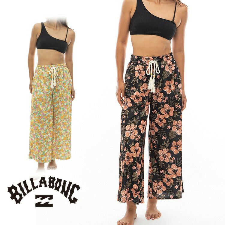BILLABONG ビラボン レディース 花柄 花柄パンツ パンツ ロングパンツ
