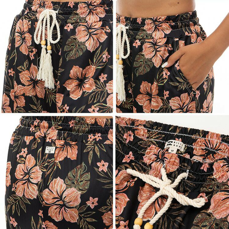 BILLABONG ビラボン レディース 花柄 花柄パンツ パンツ ロングパンツ