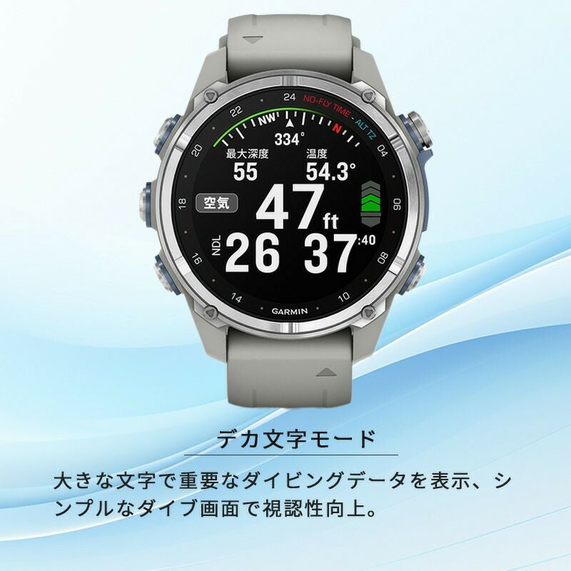 GARMINDescentMK3S43mmFogGray