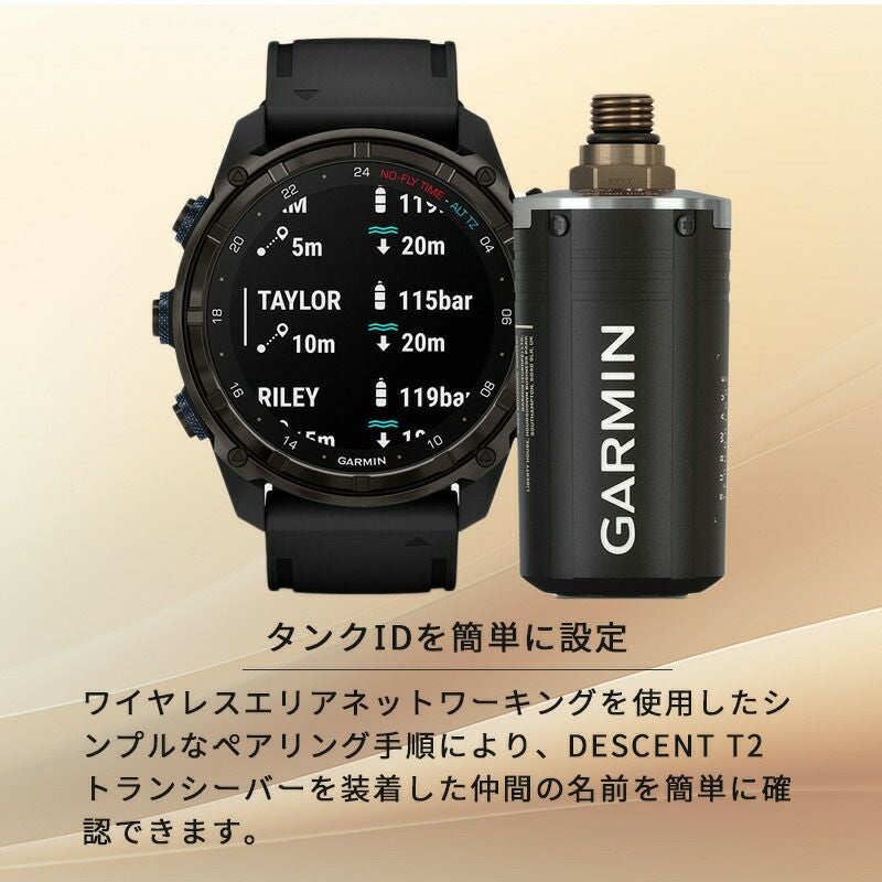ダイビングでは未使用　定価321,750円　【中古美品】ガーミンMk2i T1 Transmitterセット
+チタンペルト ダイビングでは未使用定価321,750円【中古美品】ガーミンMk2i T1