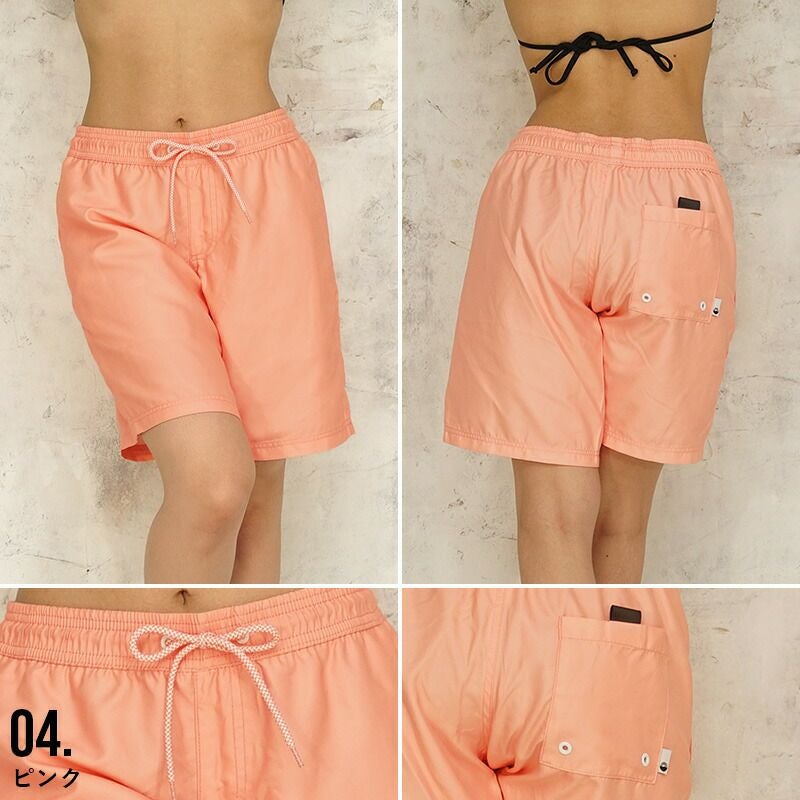 サーフパンツレディースロング水着HeleiWahoヘレイワホボードショーツVOLLEYハーフパンツ大きいサイズ水陸両用体型カバーショートパンツフィットネスジムウェア