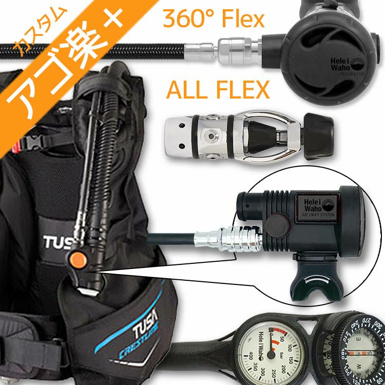 ダイビング 重器材 セット BCD レギュレーター オクトパス ゲージ 重